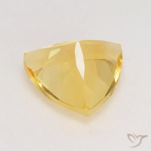 Citrino Dorato naturale da 2.03 ct, Taglio trillion, VVS-VS