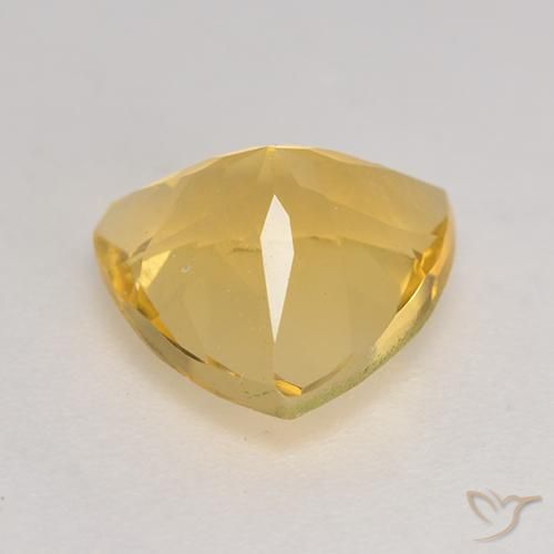 Citrino Dorato naturale da 1.98 ct, Taglio trillion, VVS-VS