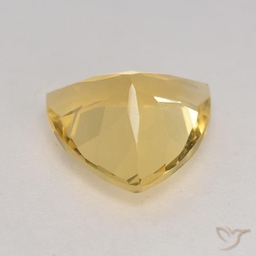 Citrino Dorato naturale da 1.93 ct, Taglio trillion, VVS-VS