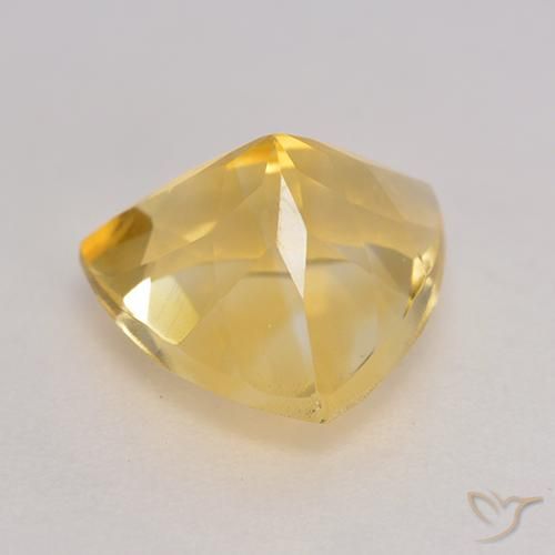 Citrino Dorato naturale da 2.15 ct, Taglio trillion, VVS-VS