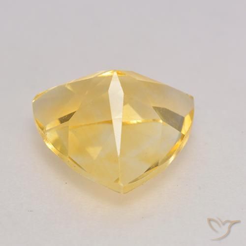 Citrino Dorato naturale da 2.21 ct, Taglio trillion, VVS-VS