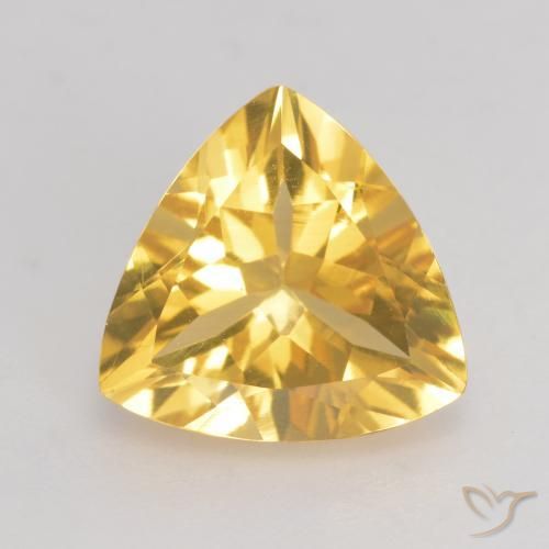 2.09ct Naturale Oro Citrino, Taglio trillion, VVS-VS
