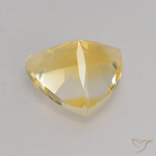 Citrino Dorato naturale da 2.18 ct, Taglio trillion, VVS-VS