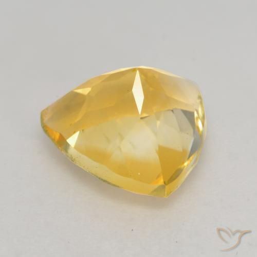 Citrino Oro medio naturale da 2.13 ct, Taglio trillion, VVS-VS