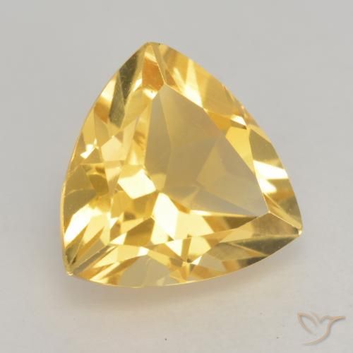 Citrino Oro naturale da 2.35 ct, Taglio trillion, VVS-VS
