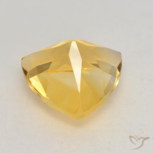 Citrino Oro naturale da 2.35 ct, Taglio trillion, VVS-VS