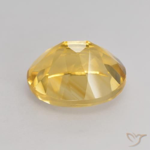 Citrino Dorato naturale da 3.68 ct, Ovale, VVS-VS