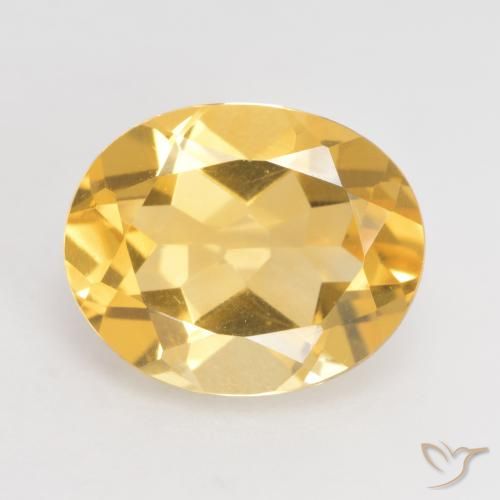 3.13ct Naturale Oro Citrino, Ovale, VVS-VS