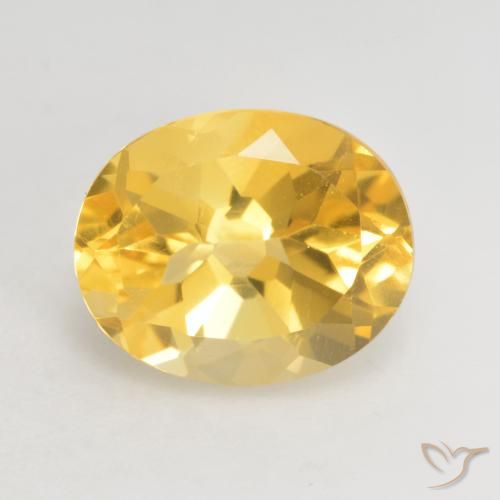 3.66ct Naturale Oro Citrino, Ovale, VVS-VS