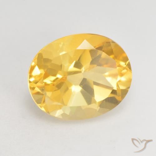 Citrino Oro naturale da 3.66 ct, Ovale, VVS-VS