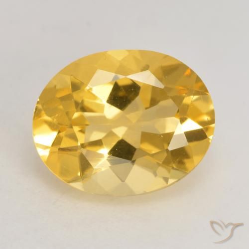 2.94ct Naturale Dorato Citrino, Ovale, VVS-VS