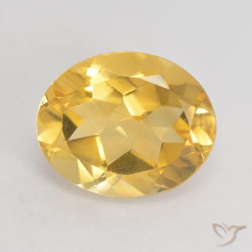 3.04ct Naturale Oro medio Citrino, Ovale, VVS-VS