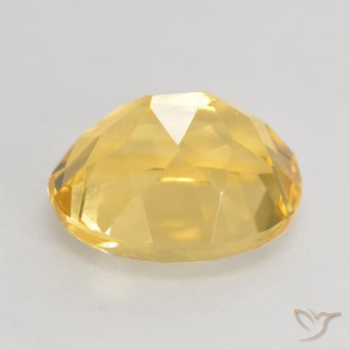 Citrino Dorato medio naturale da 3.66 ct, Ovale, VVS-VS