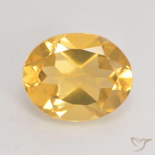 3.24ct Naturale Oro brillante Citrino, Ovale, VVS-VS