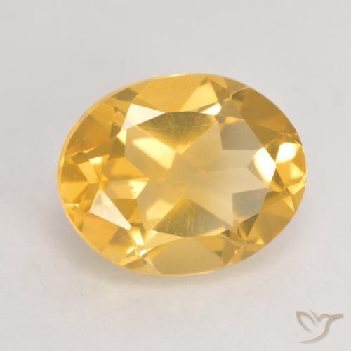 Citrino Oro brillante naturale da 3.24 ct, Ovale, VVS-VS