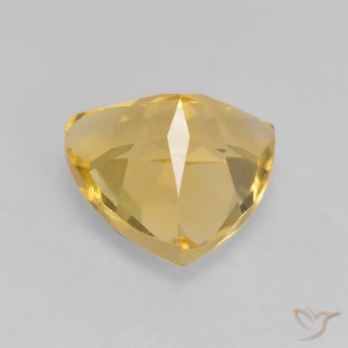 Citrino Dorato medio naturale da 1.76 ct, Taglio trillion, VS