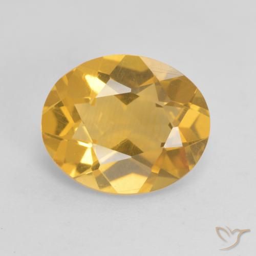 2.78ct Naturale Dorato medio-scuro Citrino, Ovale, VS