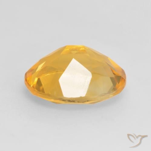 Citrino Dorato medio naturale da 3.17 ct, Ovale, VVS-VS