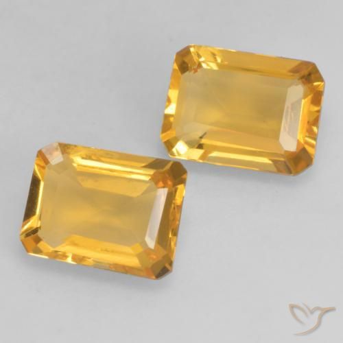 Gemme di Citrino Oro brillante naturale da 2.66 ct, Ottagonale / Taglio smeraldo, VVS-VS