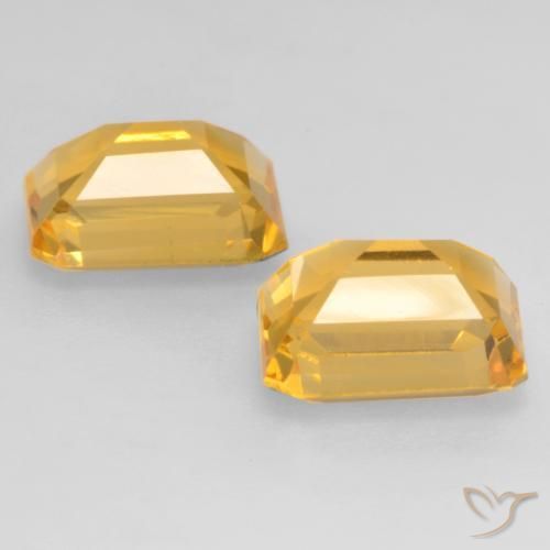 Gemme di Citrino Oro brillante naturale da 3.21 ct, Ottagonale / Taglio smeraldo, VVS-VS