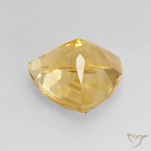 Citrino Dorato medio naturale da 2.29 ct, Taglio trillion, VVS-VS