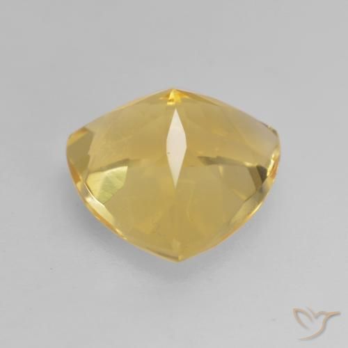 Citrino Arancio dorato naturale da 2.31 ct, Taglio trillion, VVS-VS