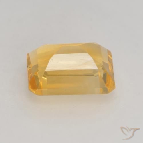 Citrino Oro brillante naturale da 1.60 ct, Ottagonale / Taglio smeraldo, VVS-VS