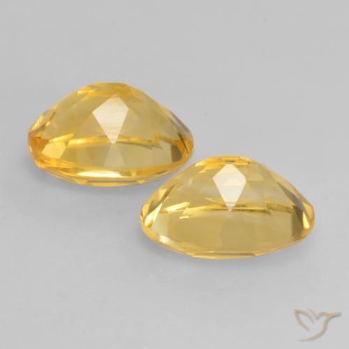 Gemme di Citrino Arancio dorato naturale da 3.57 ct, Ovale, VS