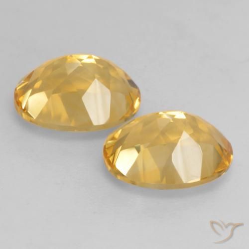 Gemme di Citrino Dorato medio naturale da 3.55 ct, Ovale, VVS-VS