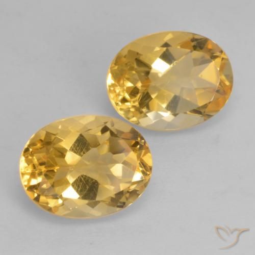 Gemme di Citrino Arancio Dorato Profondo naturale da 3.67 ct, Ovale, VVS-VS