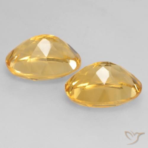 Gemme di Citrino Arancio dorato naturale da 3.45 ct, Ovale, VVS-VS