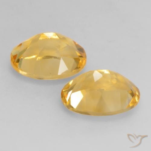 Gemme di Citrino Arancio dorato naturale da 3.52 ct, Ovale, VVS-VS