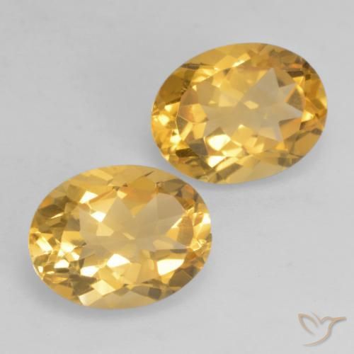 Gemme di Citrino Dorato medio naturale da 3.37 ct, Ovale, VVS-VS