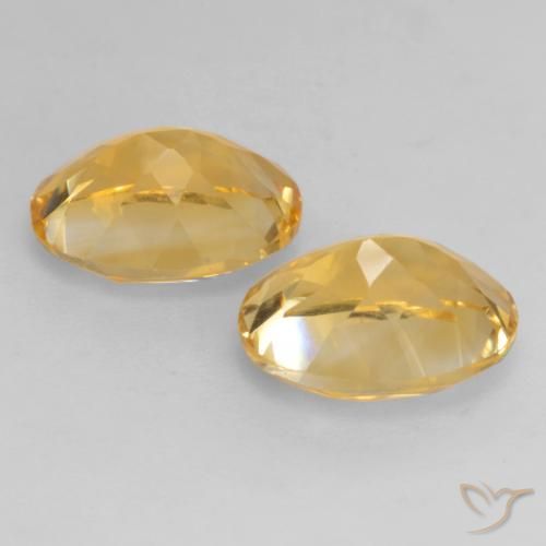 Gemme di Citrino Dorato medio naturale da 3.37 ct, Ovale, VVS-VS