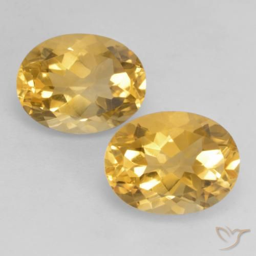 3.51ctw Naturale Arancio dorato Citrino, Ovale, VVS-VS