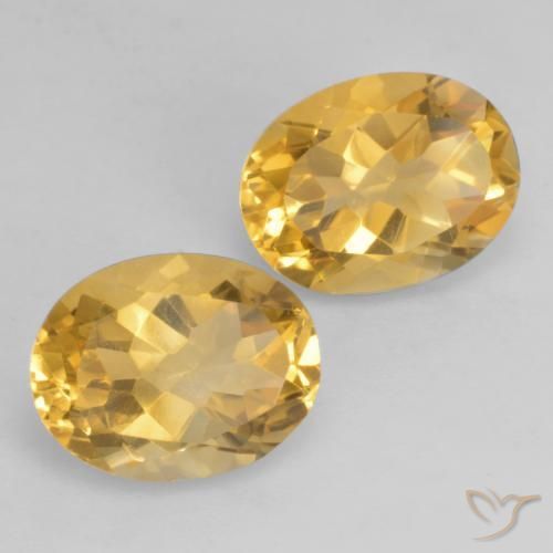 Gemme di Citrino Arancio dorato naturale da 3.51 ct, Ovale, VVS-VS