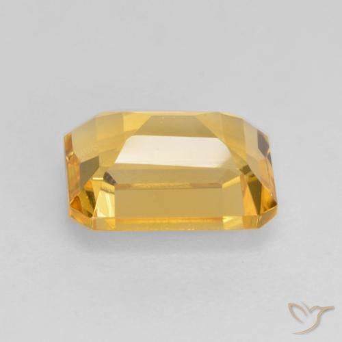 Citrino Oro brillante naturale da 1.65 ct, Ottagonale / Taglio smeraldo, VVS-VS