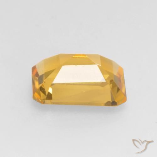 Citrino Oro brillante naturale da 1.34 ct, Ottagonale / Taglio smeraldo, VVS-VS