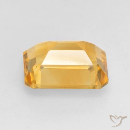 Citrino Oro medio naturale da 1.47 ct, Ottagonale / Taglio smeraldo, VVS-VS