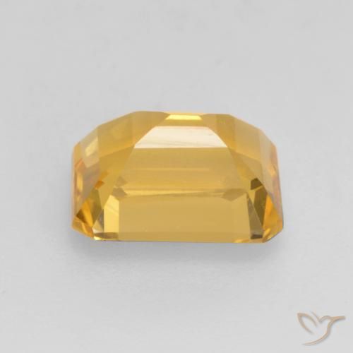 Citrino Oro brillante naturale da 1.53 ct, Ottagonale / Taglio smeraldo, VVS-VS