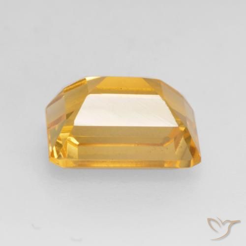 Citrino Oro profondo naturale da 1.71 ct, Ottagonale / Taglio smeraldo, VVS-VS