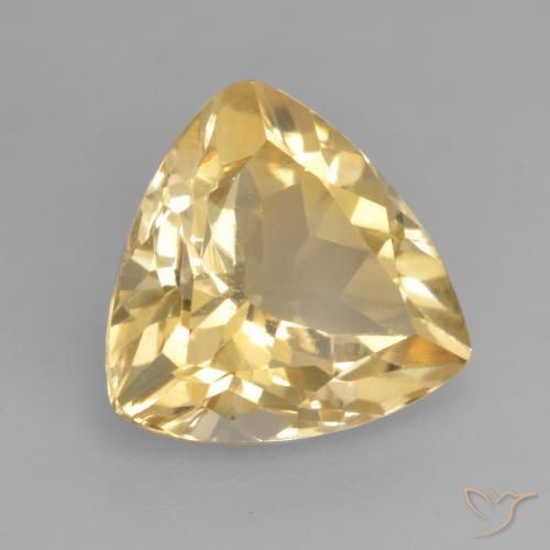 Citrino Oro naturale da 2.23 ct, Taglio trillion, VVS-VS