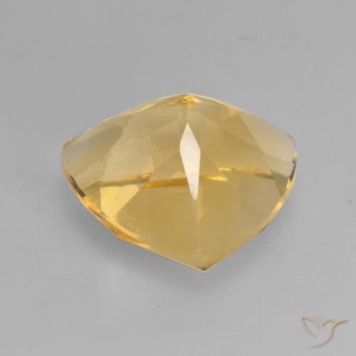 Citrino Oro naturale da 2.23 ct, Taglio trillion, VVS-VS