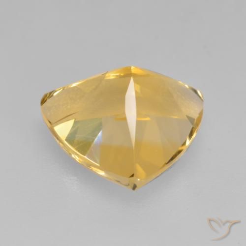 Citrino Oro naturale da 2.00 ct, Taglio trillion, VVS-VS
