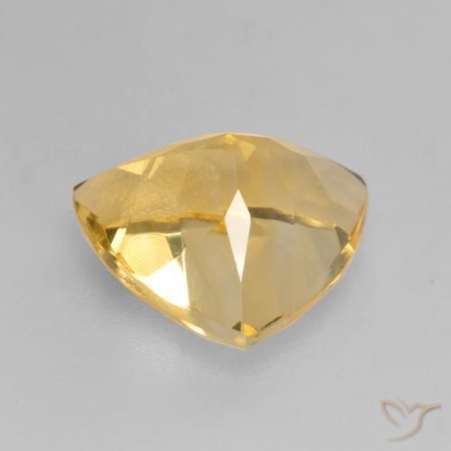 Citrino Arancio dorato naturale da 1.98 ct, Taglio trillion, VVS-VS
