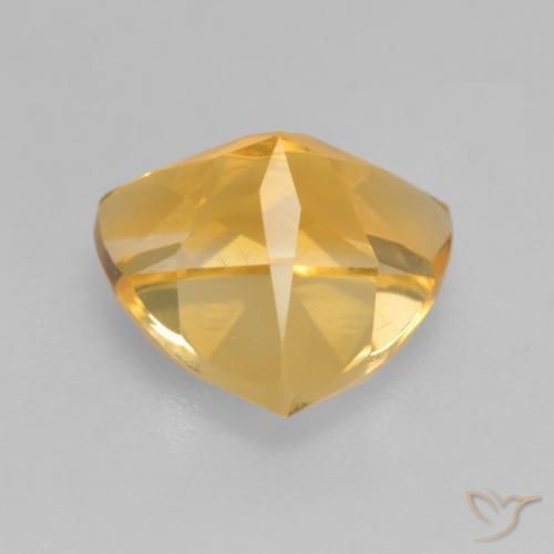 Citrino Arancio dorato naturale da 1.68 ct, Taglio trillion, VS