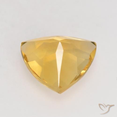 Citrino Oro brillante naturale da 1.99 ct, Taglio trillion, VVS-VS