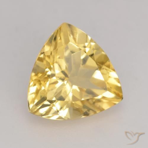 Citrino Oro naturale da 2.06 ct, Taglio trillion, VVS-VS