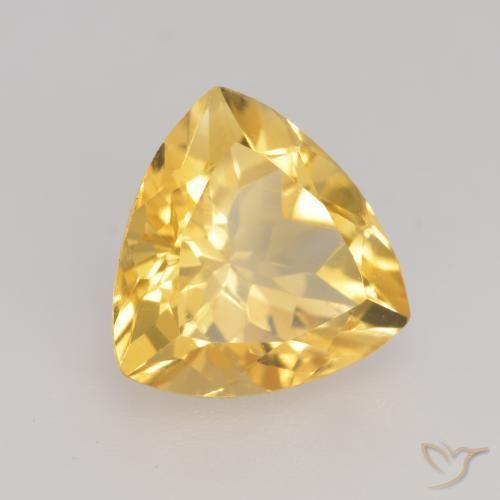Citrino Oro brillante naturale da 2.29 ct, Taglio trillion, VVS-VS