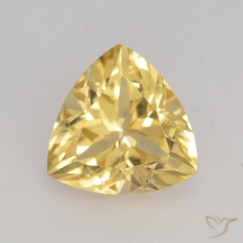 2.34ct Naturale Oro Citrino, Taglio trillion, VVS-VS